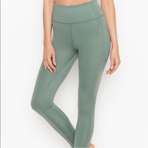 Victoria's Secret Pants - Victoria's Secret Total Knockout Tight/Leggings. Green/Army Green Color.